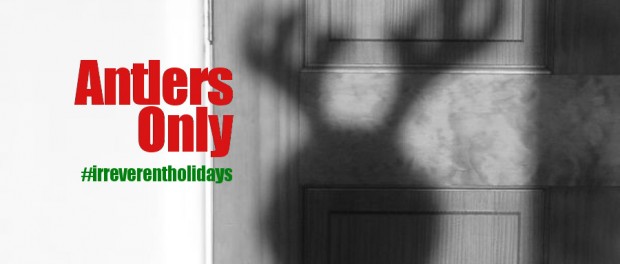 Antlers Only shadow of a man in antlers