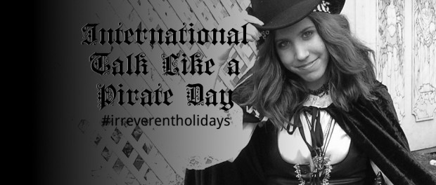 International Talk Like a Pirate Day woman in costume