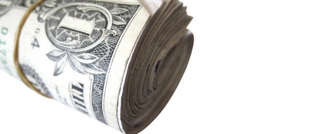 One Dollar Bills roll of singles