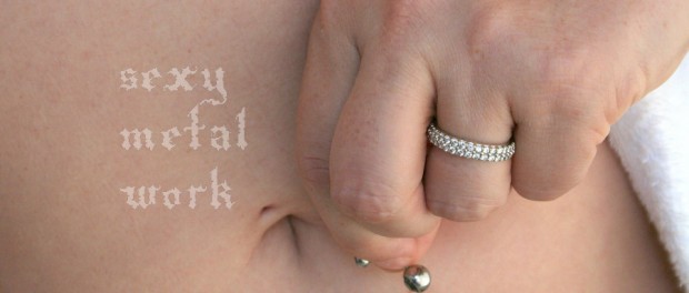 Sexy Metalwork navel ring