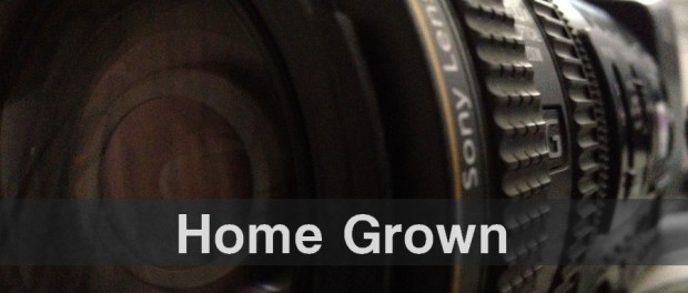 Home Grown close up of a camera lens