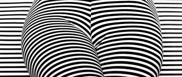 tights black and white striped tights