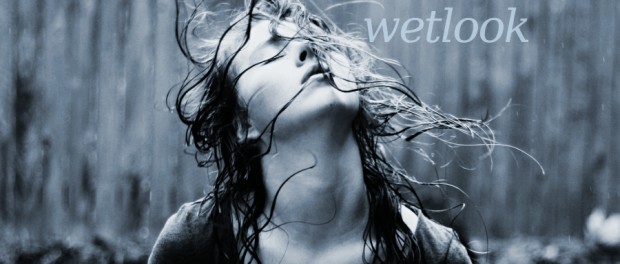 wetlook woman with wet hair