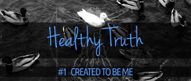 Healthy Truth - Created to Be Me white duck among many others